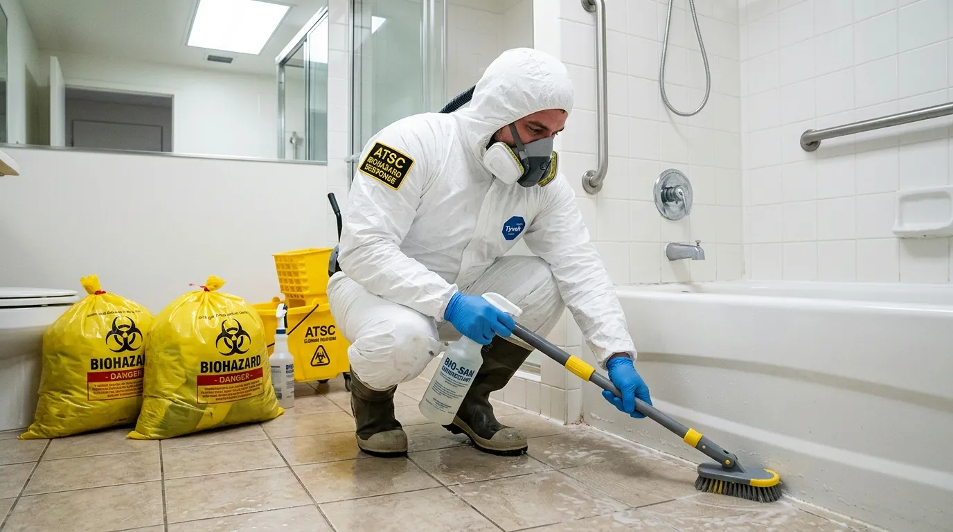 Decontamination equipment deployed for Blood Cleanup in Selma